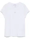 Dkny Rhinestone-embellished T-shirt In White