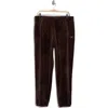 Dkny Rhinestone Logo High Waist Joggers In Brown