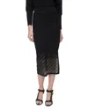 Dkny Illusion Rib Sweater Skirt In Black