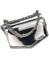 Dkny Riona Flap Mini Crossbody Bag In Silver