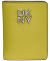 Dkny Robin Card Case In Daffodil