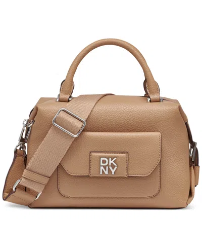 Dkny Robin Satchel In Cappuccino