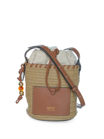 Dkny Rocco Bucket Bag In Neutral