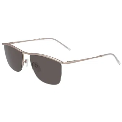 Dkny Rose Gold Metal Sunglasses In Multi