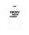 Dkny Logo-print T-shirt In White