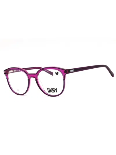 Dkny Round Women's Eyeglasses - Dk5070 Style In Purple