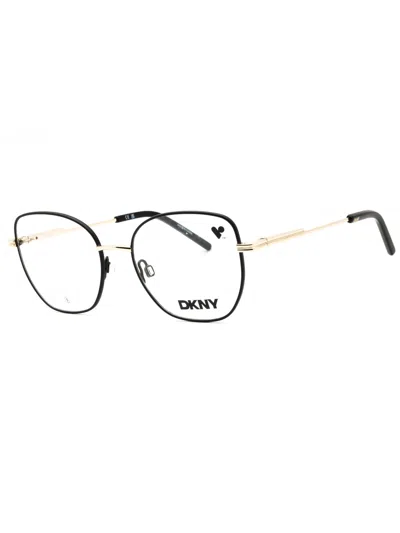 Dkny Round Women's Eyeglasses - Modern Design With Premium Materials In Black