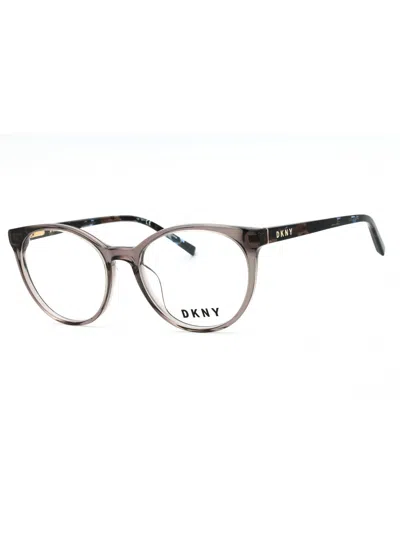 Dkny Round Women's Mini Eyeglasses - Modern Acetate Design In Brown