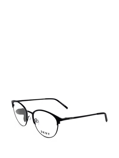 Dkny 라운드 프레임 안경 In Black