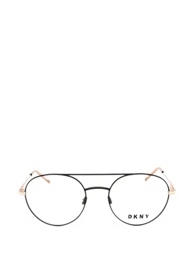 Dkny Round-frame Glasses In Pink