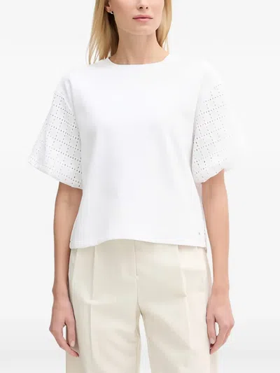 Dkny Round-neck T-shirt In White