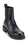 Dkny Rick Womens Short Lug Sole Motorcycle Boots In Black