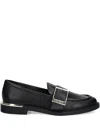 Dkny Ruellia Buckle-strap Loafers In Black