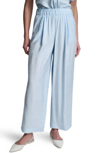 Dkny Rumpled Voile Pull-on Pants In Blue