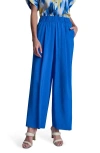 Dkny Rumpled Voile Pull-on Pants In Blue