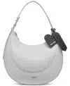 Dkny Sadie Medium Shoulder Bag In Marshmallow,black