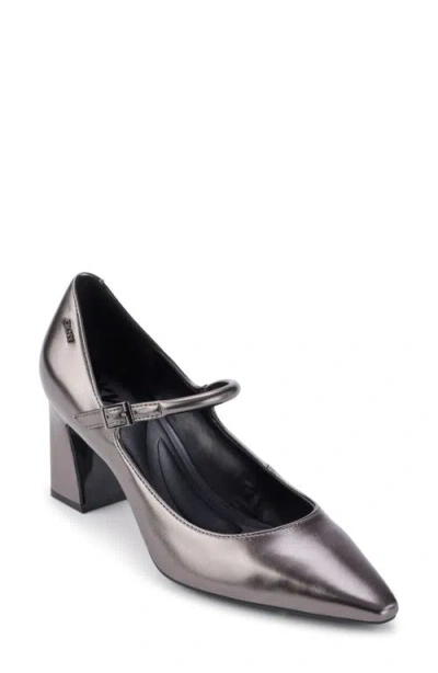 Dkny Samira Pointed Toe Mary Jane Pump In Graphite