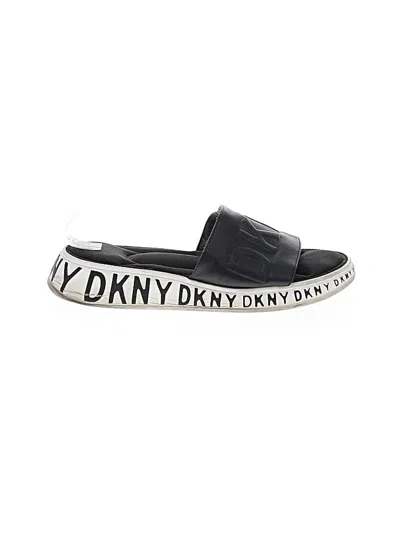 Pre-owned Dkny Sandals In Black