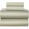 Dkny Sateen Wrinkle-resistant Sheet Set In Silver