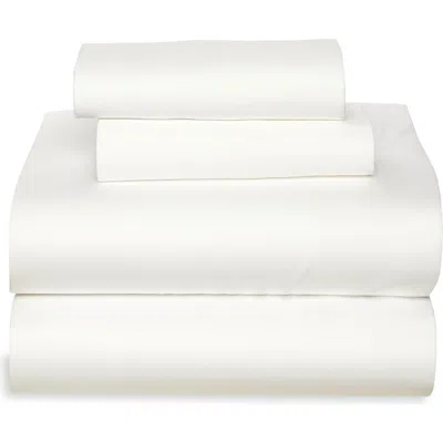 Dkny Sateen Wrinkle-resistant Sheet Set In White