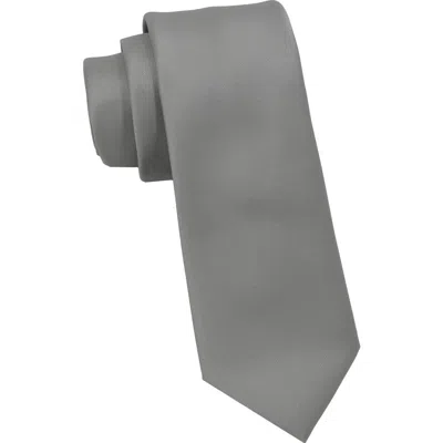 Dkny Satin Tie In Silver