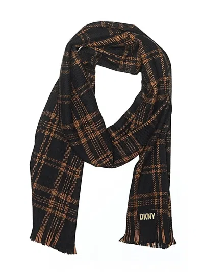 Pre-owned Dkny Scarf In Black