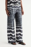 Dkny Scarf Twill Pants In Multi