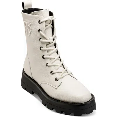 Dkny Sejal Platform Bootie In Neutral