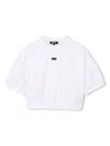 Dkny Sequin-embellished Sweatshirt In White