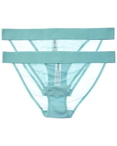 Dkny Set Of 2 Bikini Brief In Green