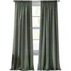 Dkny Set Of 2 Bouclé Chenille Curtain Panels In Olive