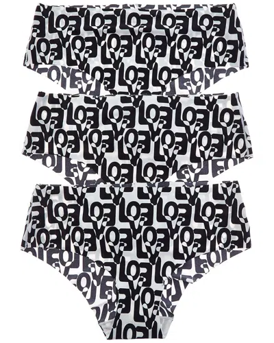 Dkny Set Of 3 Litewear Anywhere Hipster In Black