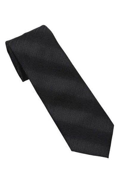 Dkny Shadow Stripe Tie In Black