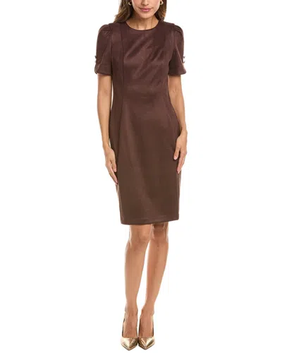 Dkny Sheath Dress In Brown
