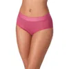 Dkny Sheer Mesh Briefs In Pink