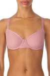 Dkny Sheers Convertible Unlined Bra In Purple