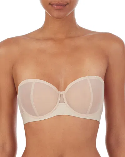 Dkny Sheers Convertible Strapless Bra In Neutral
