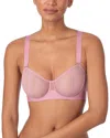 Dkny Sheers Convertible Unlined Bra In Pink
