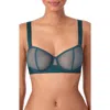 Dkny Sheers Strapless Underwire Bra In Blue