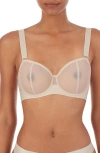 Dkny Sheers Strapless Underwire Bra In Cashmere