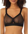 Dkny Sheers Triangle Bralette In Black