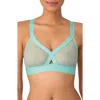 Dkny Sheers Wireless Bralette In Blue