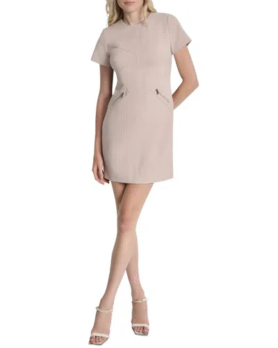 Dkny Shift Dress In Neutral