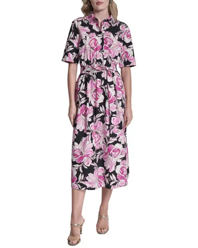 Dkny Shirt Dress In Animal Print