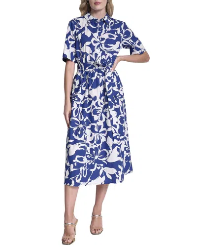 Dkny Shirt Dress In Blue