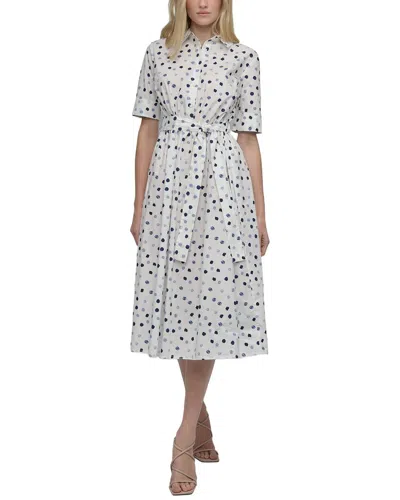 Dkny Shirt Dress In White