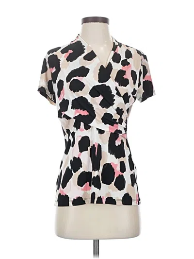 Dkny Short Sleeve Blouse In Multi