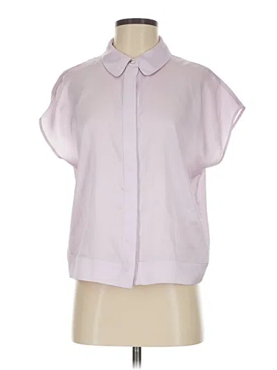 Pre-owned Dkny Short Sleeve Blouse In Pink