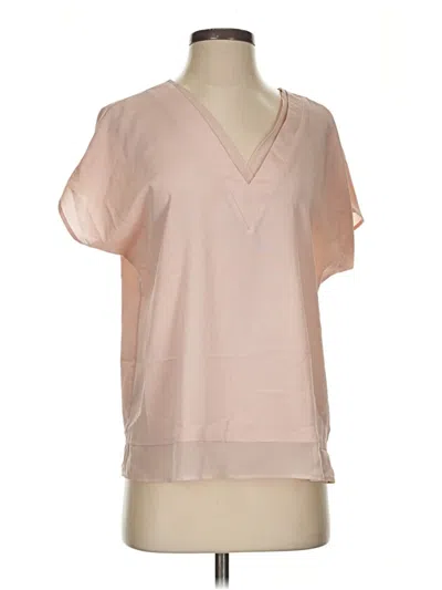 Pre-owned Dkny Short Sleeve Blouse In Pink