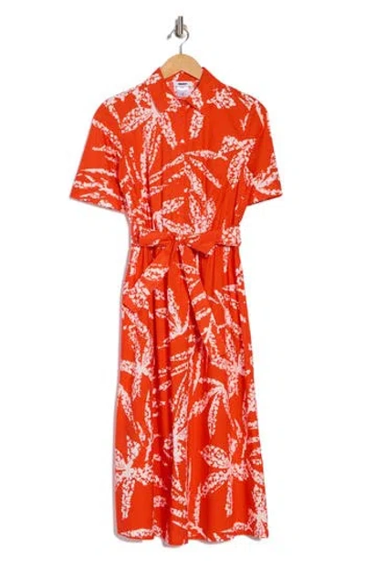 Dkny Short Sleeve Cotton Shirtdress